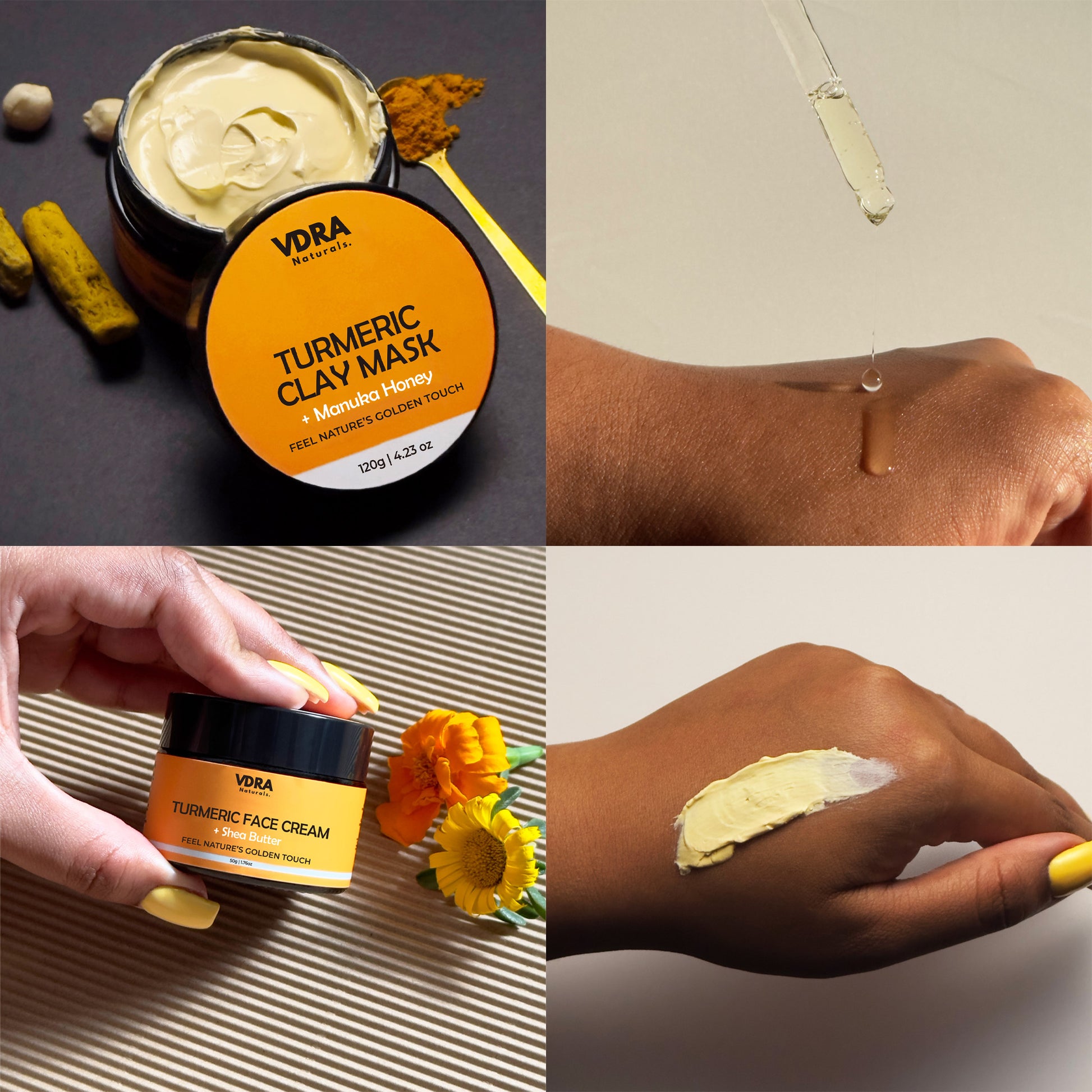 The Turmeric Trio - Natural Skin Brightening Bundle - VDRA Naturals 