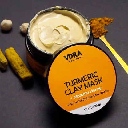 Natural Ayurvedic Turmeric Clay Mask_Texture Image